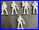 Marx 6 1970 White Plastic Astronauts Lot