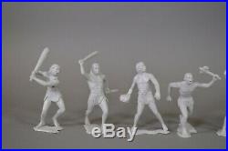 Marx 6 inch Cavemen in RARE Grey