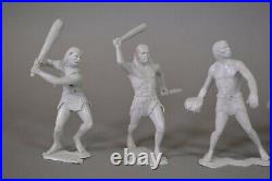 Marx 6 inch Cavemen in RARE Grey