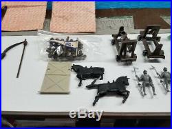 Marx 6053 Vikings And Knights Playset Sears Box Battleground Looks Complete