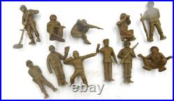 Marx 60mm U. S. Army Figures in Olive UK Issue Eleven Different Figures