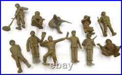 Marx 60mm U. S. Army Figures in Olive UK Issue Eleven Different Figures