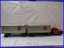 Marx A&P Double Pup Tractor Trailer