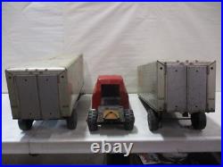 Marx A&P Double Pup Tractor Trailer