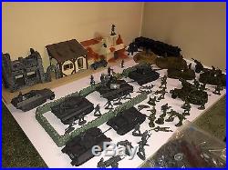 Marx Airfix CTS DDay Playset WW2 German US Airborne Soldiers Battleground Europe
