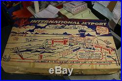 Marx American Airlines #4810 International Jet Port in box with directions