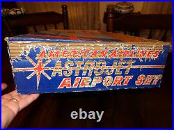 Marx American Airlines Astrojet Airport 1961 Playset, Box, Instruction, Play Mat