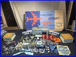 Marx American Airlines Astrojet Airport Set #4810 Int'l Jetport with Box 1960s