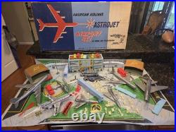 Marx American Airlines Astrojet Airport Set #4810 International Jetport Box'60s