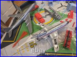 Marx American Airlines Astrojet Airport Set #4810 International Jetport Box'60s