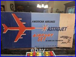 Marx American Airlines Astrojet Airport Set #4810 International Jetport Box'60s