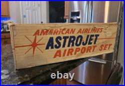 Marx American Airlines Astrojet Airport Set #4810 International Jetport Box'60s