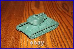 Marx American Army Battleground Desert Fox Large Green #51 Tank MPC, Timmee