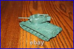 Marx American Army Battleground Desert Fox Large Green #51 Tank MPC, Timmee