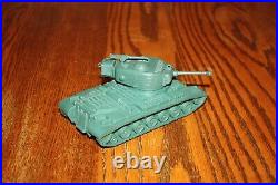 Marx American Army Battleground Desert Fox Large Green #51 Tank MPC, Timmee