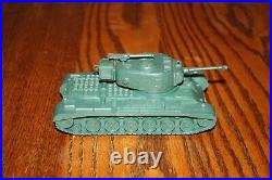 Marx American Army Battleground Desert Fox Large Green #51 Tank MPC, Timmee