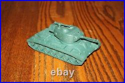 Marx American Army Battleground Desert Fox Large Green #51 Tank MPC, Timmee