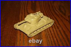 Marx American Army Battleground Desert Fox Large Tan #51 Tank MPC, Timmee
