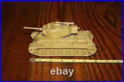 Marx American Army Battleground Desert Fox Large Tan #51 Tank MPC, Timmee