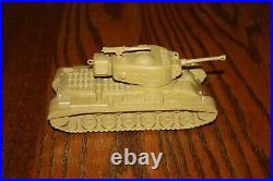 Marx American Army Battleground Desert Fox Large Tan #51 Tank MPC, Timmee