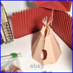 Marx Apache Fort Play Set Sears Allstate Heritage with Box Vintage No. 7959093C