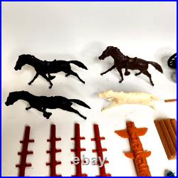 Marx Apache Fort Play Set Sears Allstate Heritage with Box Vintage No. 7959093C