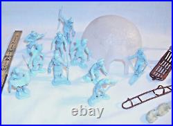 Marx Arctic Explorer Playset Figures & Parts Lot Nice