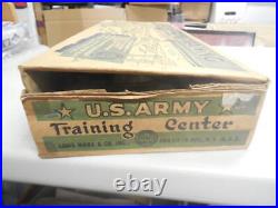Marx Army Training Center Play Set With' Original Box 1950's