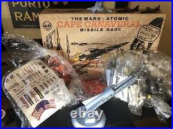 Marx Atomic Cape Canaveral Missile Base Play Set No. 4521 With Figures