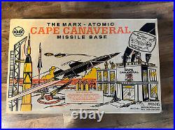 Marx-Atomic Cape Canaveral Missile Base Playset 4521 in Box Some Missing Pieces