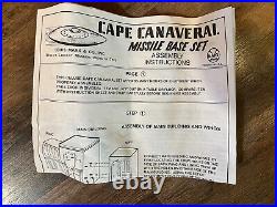 Marx-Atomic Cape Canaveral Missile Base Playset 4521 in Box Some Missing Pieces