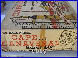 Marx Atomic Cape Canaveral Missile Base Playset Vintage Toy Soldier Sci Fi War