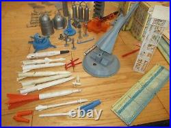 Marx Atomic Cape Canaveral Missile Base wt Many Parts & Accessories 1950s