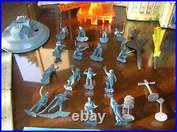 Marx Atomic Cape Canaveral Missle Base Playset 1965 Rex Mars Figures