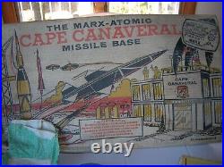 Marx Atomic Cape Canaveral Missle Base Playset 1965 Rex Mars Figures