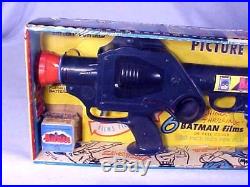 Marx BATMAN MAGIC PICTURE PISTOL GUN NEW OLD STORE STOCK BOXED 1966 RARE