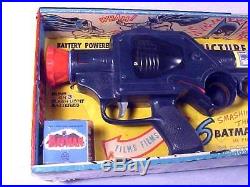 Marx BATMAN MAGIC PICTURE PISTOL GUN NEW OLD STORE STOCK BOXED 1966 RARE