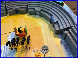 Marx BEN HUR Full Circle COLISEUM PLAYSET with MAT assorted pieces