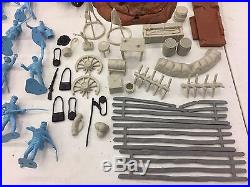 Marx BLUE AND GRAY Sears Allstate catalog Playset #5959 withbox NICE