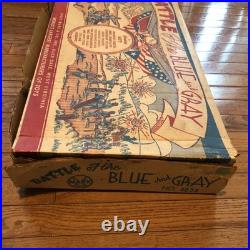 Marx Battle Of The Blue And Gray 1962 Civil War Playset Near Complete Set 4658
