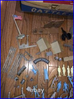 Marx Battle Of The Blue And Gray 1962 Civil War Playset Near Complete Set 4658