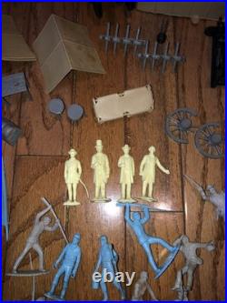 Marx Battle Of The Blue And Gray 1962 Civil War Playset Near Complete Set 4658