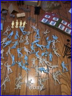 Marx Battle Of The Blue And Gray 1962 Civil War Playset Near Complete Set 4658