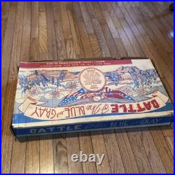 Marx Battle Of The Blue And Gray 1962 Civil War Playset Near Complete Set 4658