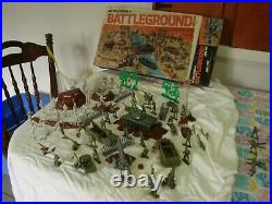 Marx Battle ground #4204 WWII 1978 Playset. See Pic's. NEW PRICE