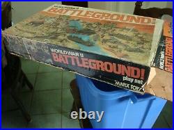 Marx Battle ground #4204 WWII 1978 Playset. See Pic's. NEW PRICE