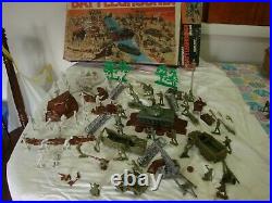 Marx Battle ground #4204 WWII 1978 Playset. See Pic's. NEW PRICE