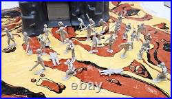 Marx Battle of Navarone Giant Playset WWII WW2 28 Figures withBox 1960s Incomplete