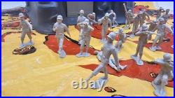 Marx Battle of Navarone Giant Playset WWII WW2 28 Figures withBox 1960s Incomplete