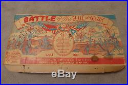 Marx Battle of the Blue and Gray, old Civil War toy set